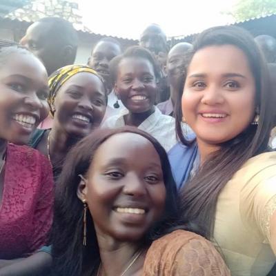 The UN Secretary-General's Youth Envoy launches a Peacebuilding Fund-supported project to strengthen the participation of young women in local and national peace processes, 27 January 2020. Source: Peacebuilding Fund, South Sudan.